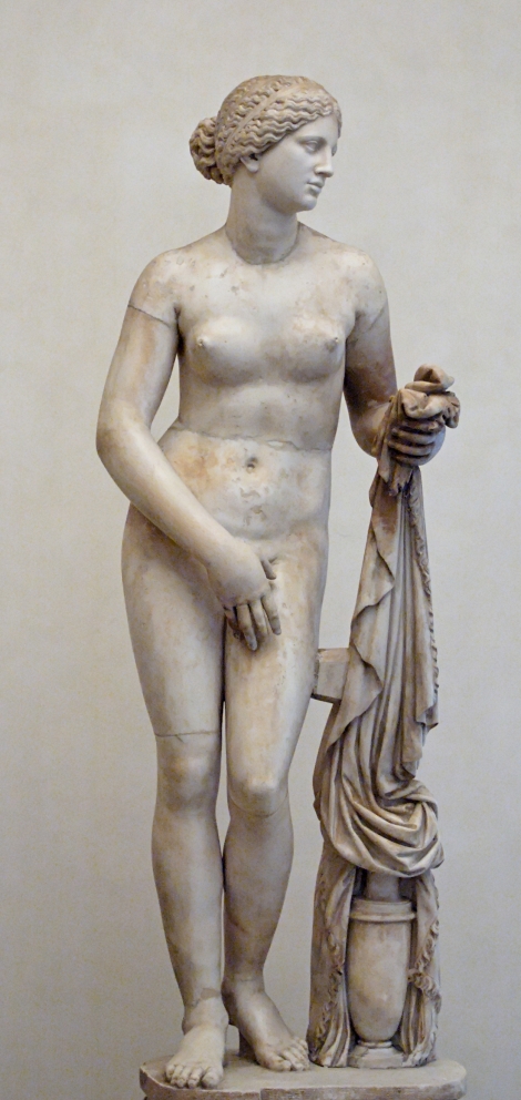 A Roman copy of Praxitele's Aphrodite at Knidos. The original is now lost...